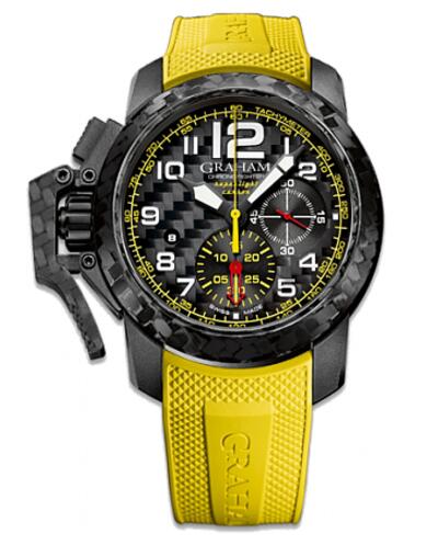 Graham Chronofighter Oversize Superlight Carbon 2CCBK.B15A fake watch